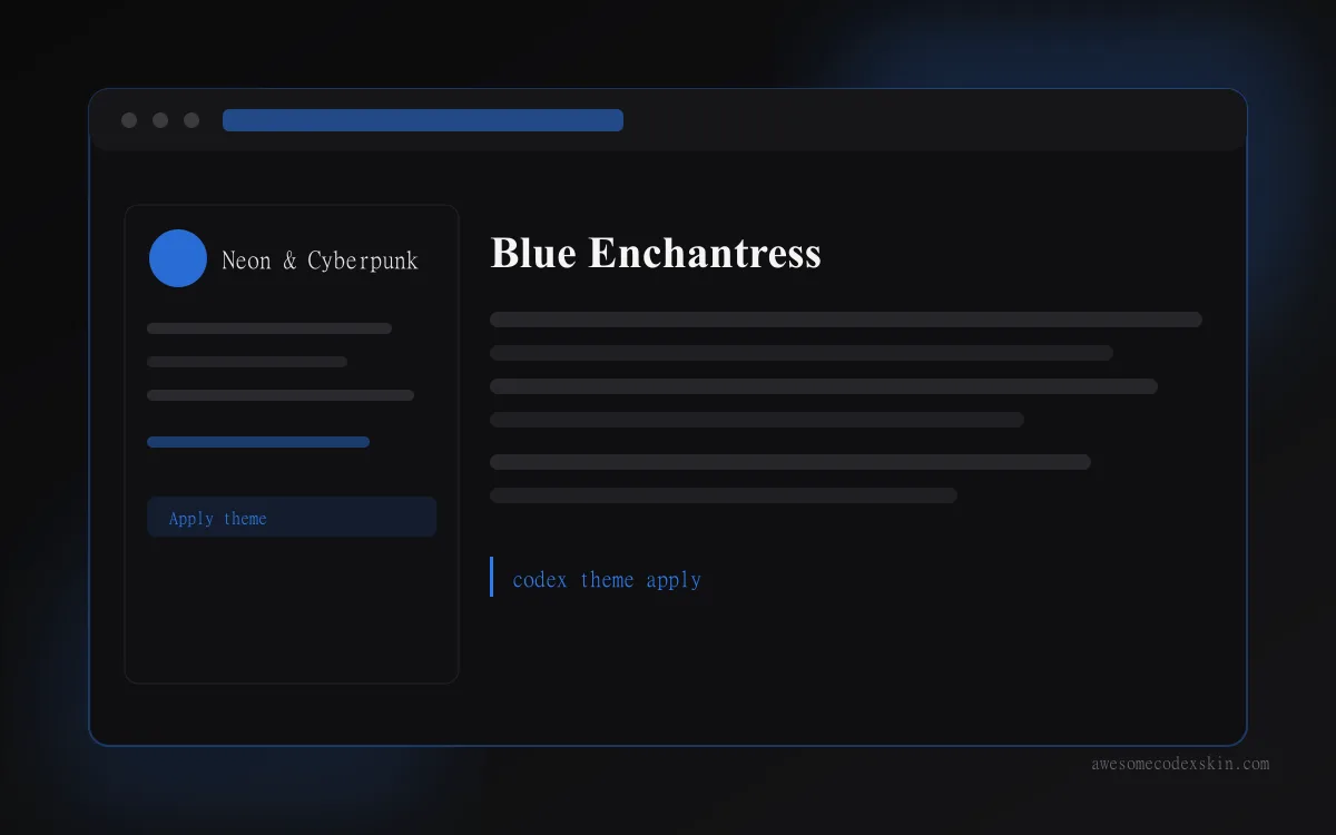 Blue Enchantress preview